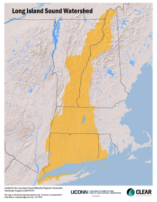 Map of Long Island Sound Watershed